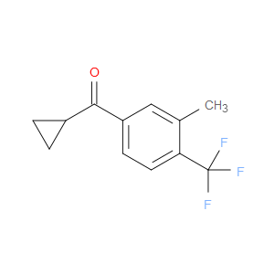 cyclopropyl(3-methyl-4-(trifluoromethyl)phenyl)methanone