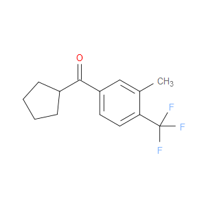 cyclopentyl(3-methyl-4-(trifluoromethyl)phenyl)methanone