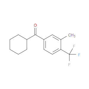 cyclohexyl(3-methyl-4-(trifluoromethyl)phenyl)methanone