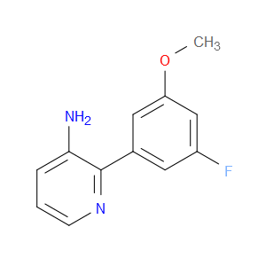 2-(3-Fluoro-5-methoxyphenyl)-3-pyridinamine