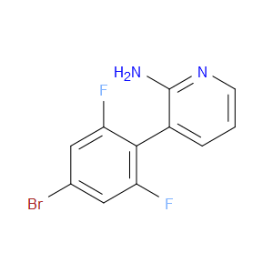 3-(4-Bromo-2,6-difluorophenyl)-2-pyridinamine