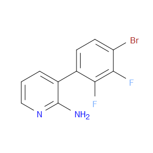 3-(4-Bromo-2,3-difluorophenyl)-2-pyridinamine