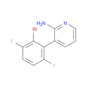 3-(2-Bromo-3,6-difluorophenyl)-2-pyridinamine