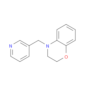 3,4-Dihydro-4-(3-pyridinylmethyl)-2H-1,4-benzoxazine