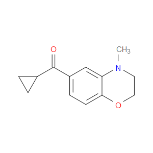 Cyclopropyl(3,4-dihydro-4-methyl-2H-1,4-benzoxazin-6-yl)methanone