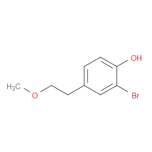 2-bromo-4-(2-methoxyethyl)phenol