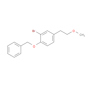 1-(benzyloxy)-2-bromo-4-(2-methoxyethyl)benzene