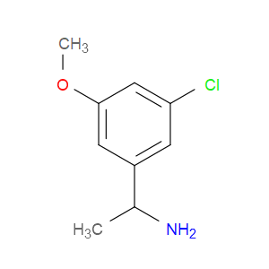 3-Chloro-5-methoxy-α-methylbenzenemethanamine