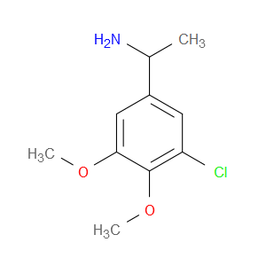 3-Chloro-4,5-dimethoxy-α-methylbenzenemethanamine