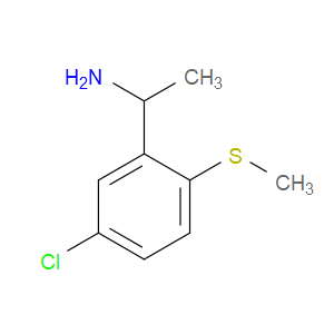 5-Chloro-α-methyl-2-(methylthio)benzenemethanamine