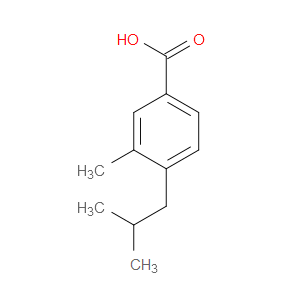 3-Methyl-4-(2-methylpropyl)benzoic acid