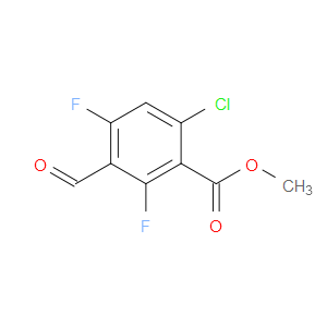 methyl 6-chloro-2,4-difluoro-3-formylbenzoate