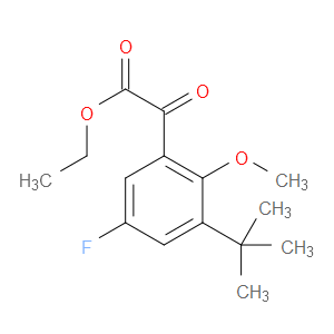 ethyl 2-(3-(tert-butyl)-5-fluoro-2-methoxyphenyl)-2-oxoacetate