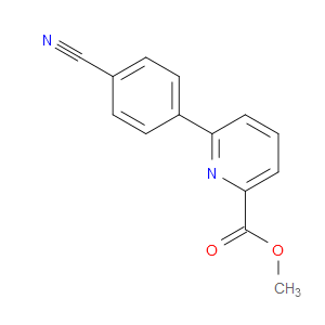 Methyl 6-(4-cyanophenyl)-2-pyridinecarboxylate