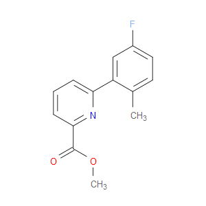Methyl 6-(5-fluoro-2-methylphenyl)-2-pyridinecarboxylate