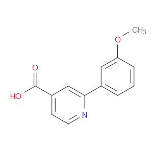 2-(3-Methoxyphenyl)-4-pyridinecarboxylic acid