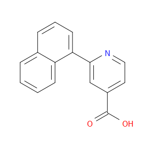 2-(1-Naphthalenyl)-4-pyridinecarboxylic acid