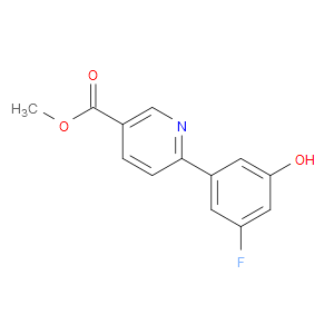 Methyl 6-(3-fluoro-5-hydroxyphenyl)-3-pyridinecarboxylate