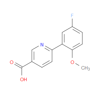 6-(5-Fluoro-2-methoxyphenyl)-3-pyridinecarboxylic acid