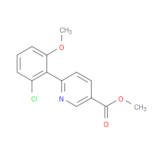 Methyl 6-(2-chloro-6-methoxyphenyl)-3-pyridinecarboxylate