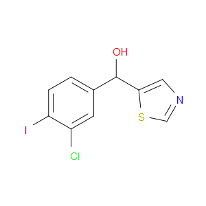 α-(3-Chloro-4-iodophenyl)-5-thiazolemethanol
