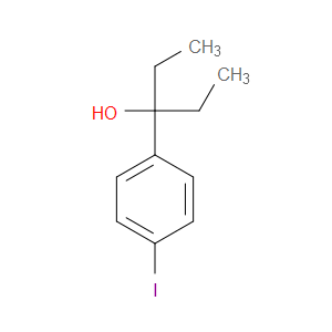 α,α-Diethyl-4-iodobenzenemethanol