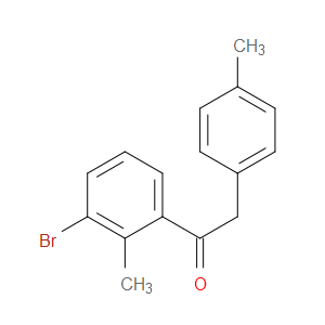 Ethanone, 1-(3-bromo-2-methylphenyl)-2-(4-methylphenyl)-