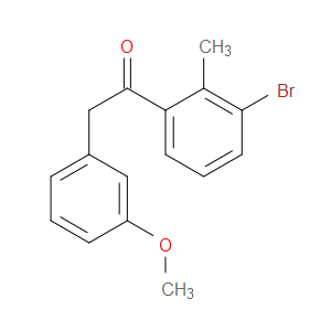 Ethanone, 1-(3-bromo-2-methylphenyl)-2-(3-methoxyphenyl)-