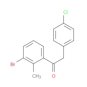 Ethanone, 1-(3-bromo-2-methylphenyl)-2-(4-chlorophenyl)-