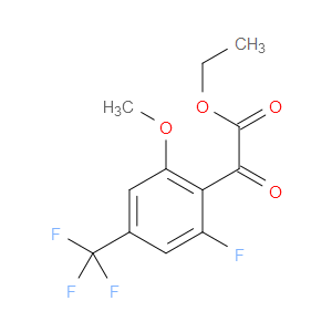ethyl 2-(2-fluoro-6-methoxy-4-(trifluoromethyl)phenyl)-2-oxoacetate