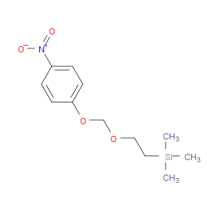 trimethyl(2-((4-nitrophenoxy)methoxy)ethyl)silane