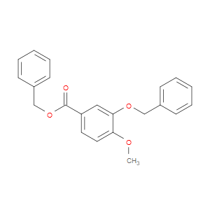 Phenylmethyl 4-methoxy-3-(phenylmethoxy)benzoate