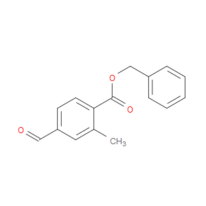 Phenylmethyl 4-formyl-2-methylbenzoate