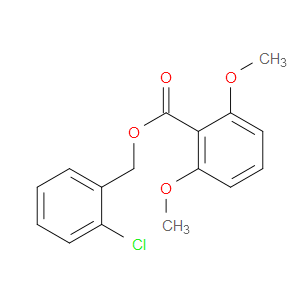 (2-Chlorophenyl)methyl 2,6-dimethoxybenzoate