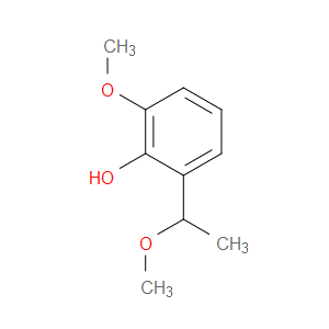 Phenol, 2-methoxy-6-(1-methoxyethyl)-