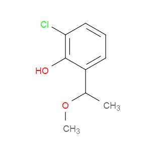 Phenol, 2-chloro-6-(1-methoxyethyl)-
