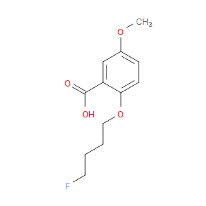 2-(4-Fluorobutoxy)-5-methoxybenzoic acid