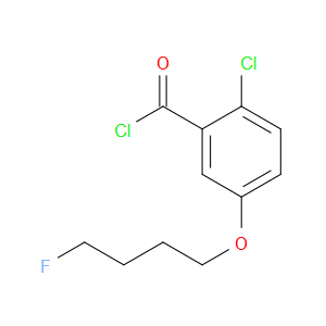 Benzoyl chloride, 2-chloro-5-(4-fluorobutoxy)-