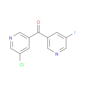 (5-Chloro-3-pyridinyl)(5-fluoro-3-pyridinyl)methanone