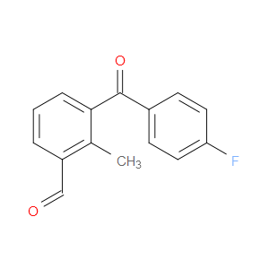 3-(4-Fluorobenzoyl)-2-methylbenzaldehyde