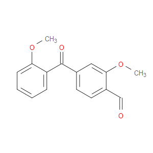 Benzaldehyde, 2-methoxy-4-(2-methoxybenzoyl)-