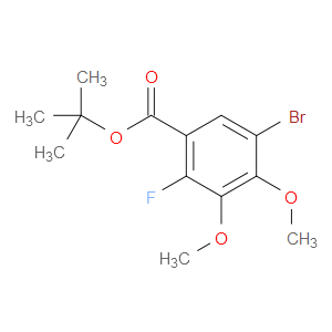 tert-butyl 5-bromo-2-fluoro-3,4-dimethoxybenzoate