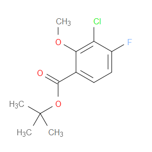 tert-butyl 3-chloro-4-fluoro-2-methoxybenzoate