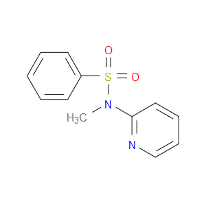 N-Methyl-N-2-pyridinylbenzenesulfonamide