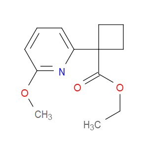 Ethyl 1-(6-methoxy-2-pyridinyl)cyclobutanecarboxylate