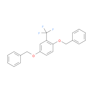 (((2-(trifluoromethyl)-1,4-phenylene)bis(oxy))bis(methylene))dibenzene
