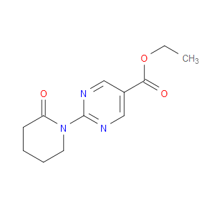 Ethyl 2-(2-oxo-1-piperidinyl)-5-pyrimidinecarboxylate