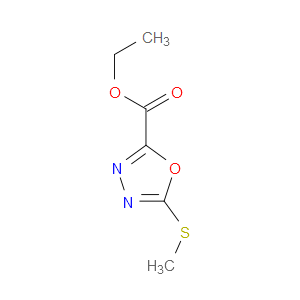 Ethyl 5-(methylthio)-1,3,4-oxadiazole-2-carboxylate