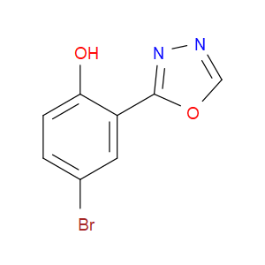 4-Bromo-2-(1,3,4-oxadiazol-2-yl)phenol