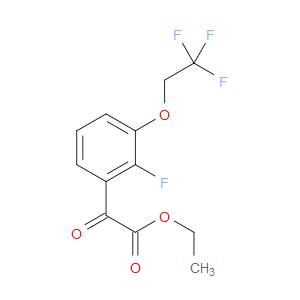 ethyl 2-(2-fluoro-3-(2,2,2-trifluoroethoxy)phenyl)-2-oxoacetate